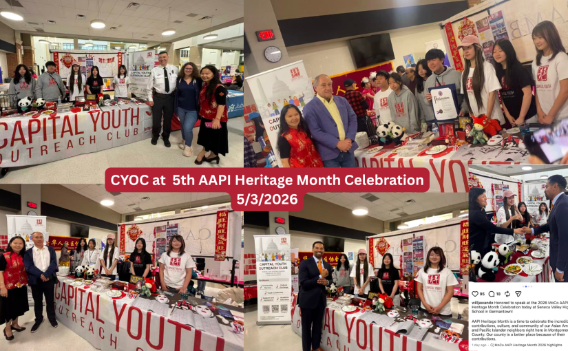 Building Cultural Bridges Through Youth: CYOC Shines at Montgomery County’s 5th Annual AAPI Heritage Month&nbsp;Celebration